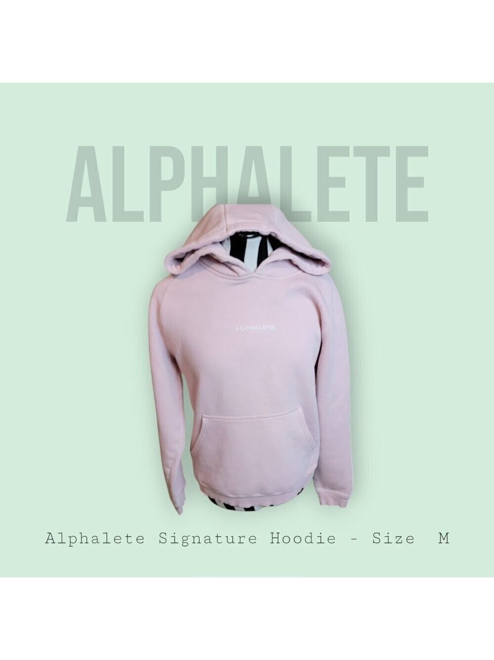 Alphalete Signature Hoodie - Pink - Size M